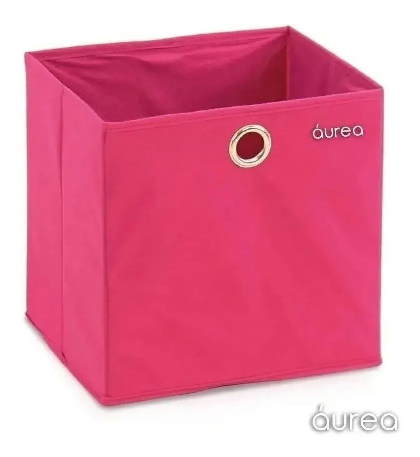 Set 2 Cajas Organizador Para Ropa, Objetos, Closet, Almacena, Fucsia