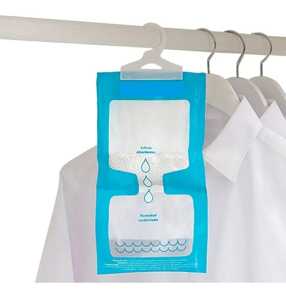 Gancho Absorbe Humedad Closet Deshumidificador Limpieza