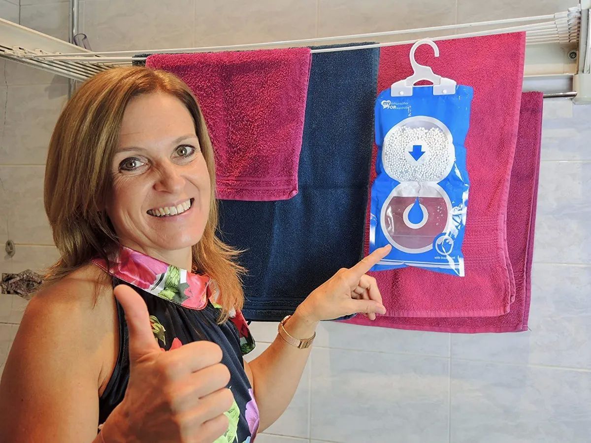 Gancho Absorbe Humedad Closet Deshumidificador Limpieza