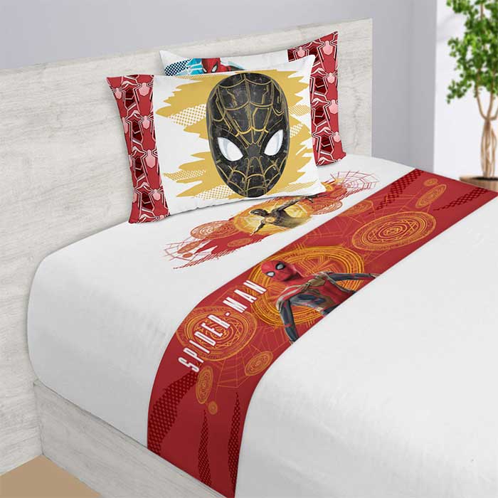 SABANAS ligeras y suaves INIDIVIDUAL SPIDERMAN HERO