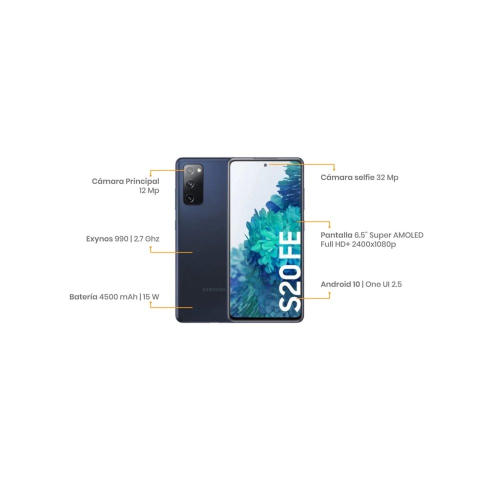 Celular Samsung Galaxy S20 FE 8Gb + 128Gb Azul