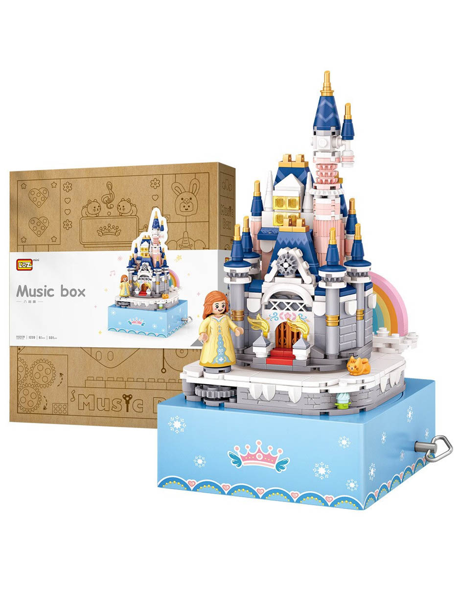 Rompecabezas 3D Castillo Caja De Música Multicolor LOZ