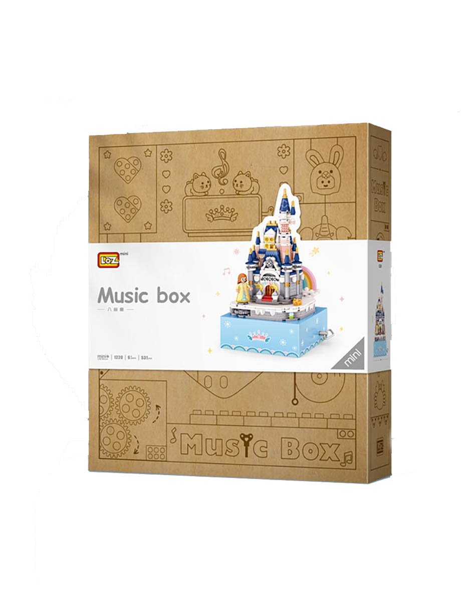 Rompecabezas 3D Castillo Caja De Música Multicolor LOZ
