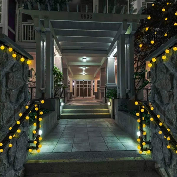 Luces Led Solares 7 metros Guirnaldas Luz Calida Decorativa