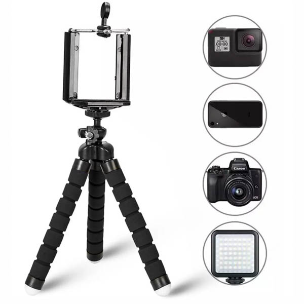 Soporte tripie Para teléfono celular Grande Flexible