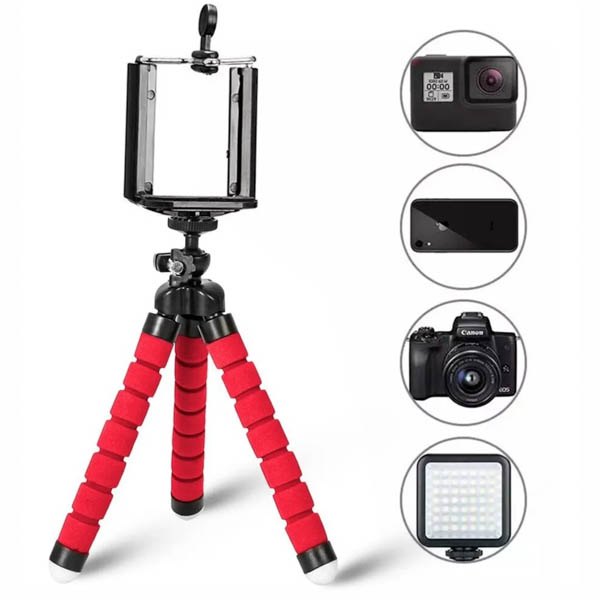 Soporte tripie Para teléfono celular Grande Flexible