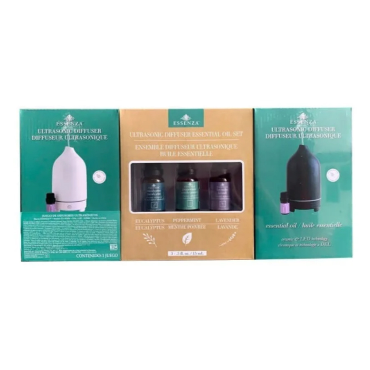 Difusor Eléctrico Essenza 2pzas Incluye 3 Aceites Esenciales