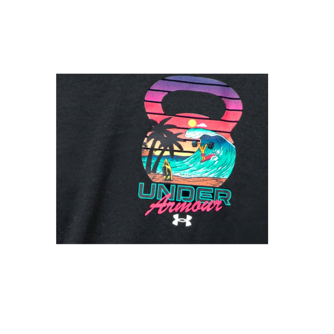 Playera Deportiva Under Armour 1001 Negra Original 