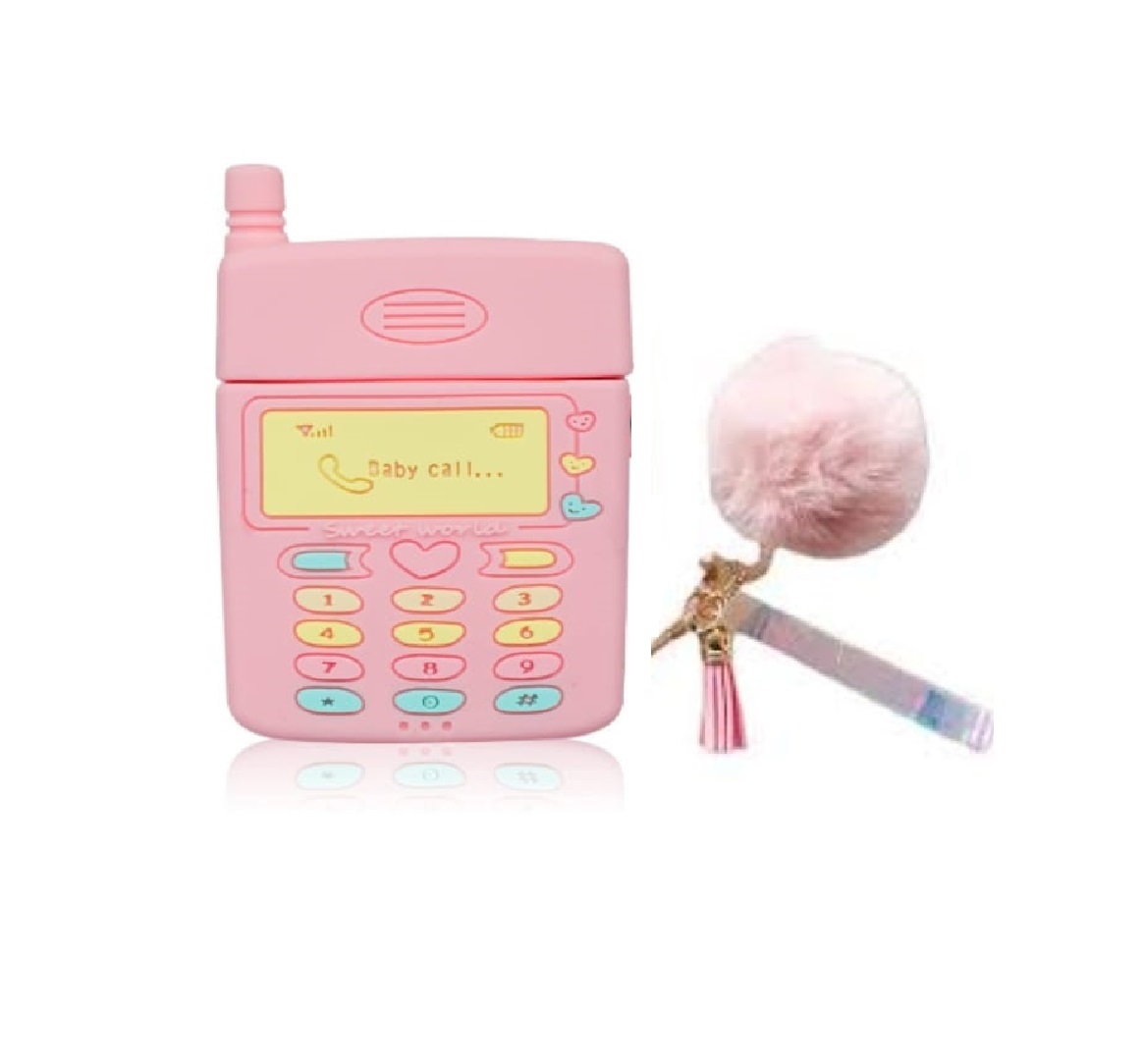 Funda 3D Diseño Telefono Baby Call Airpods Generación 1 y 2