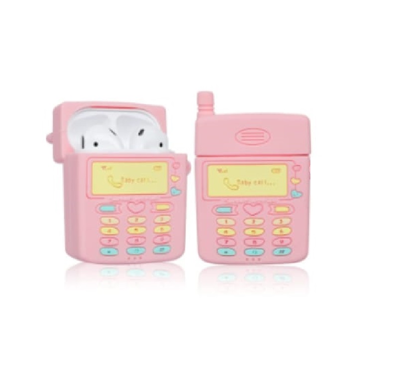 Funda 3D Diseño Telefono Baby Call Airpods Generación 1 y 2