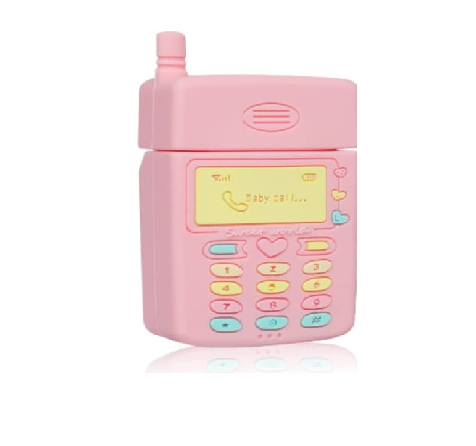 Funda 3D Diseño Telefono Baby Call Airpods Generación 1 y 2