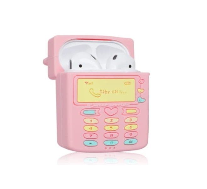 Funda 3D Diseño Telefono Baby Call Airpods Generación 1 y 2