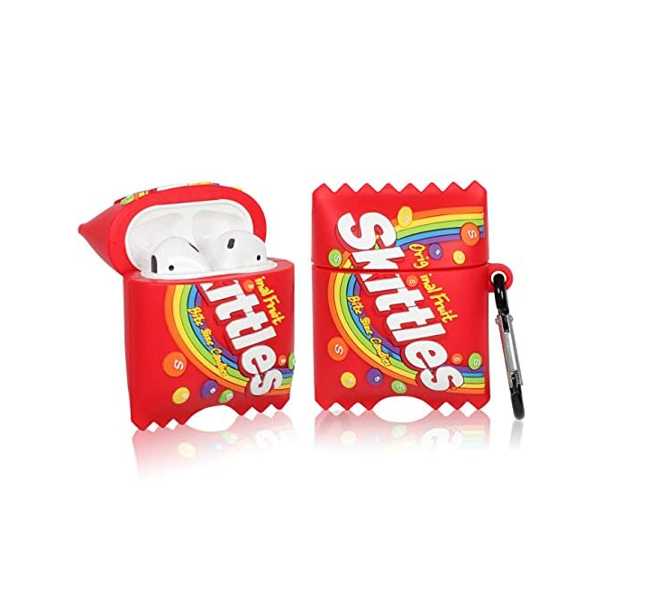 Funda 3D Airpods Generacion 1 Y 2 Diseño Dulces Skittles