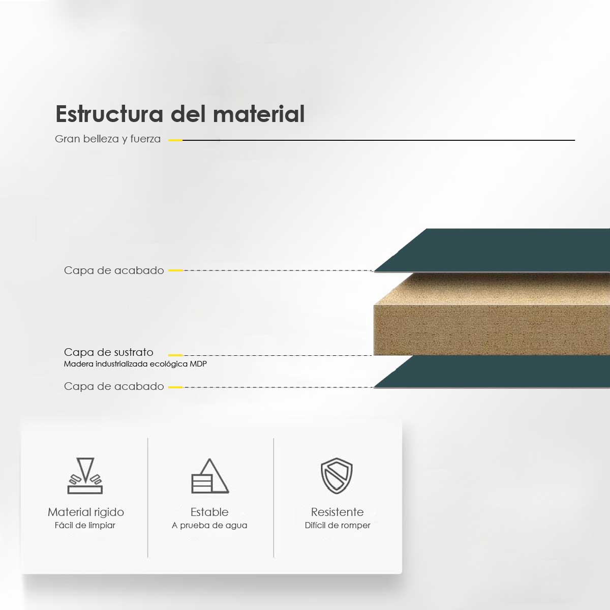 Zapatera mueble, organizador de zapatos de MDP 80 cm doble fila.