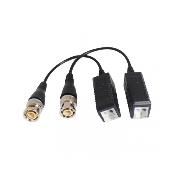 PAR TRANSCEPTORES PASIVOS VIDEO BALUN AHD CVBS CVI TVI 350 MTS 720P RESOLUCION 5MP GVA-004