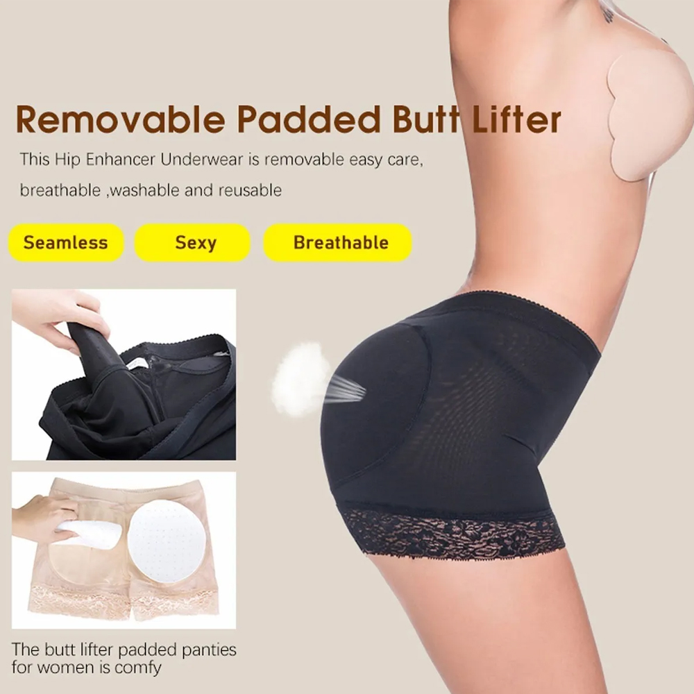 Panty Bombacha Levanta Gluteos Relleno Aumenta Lenceria TALLA CHICA