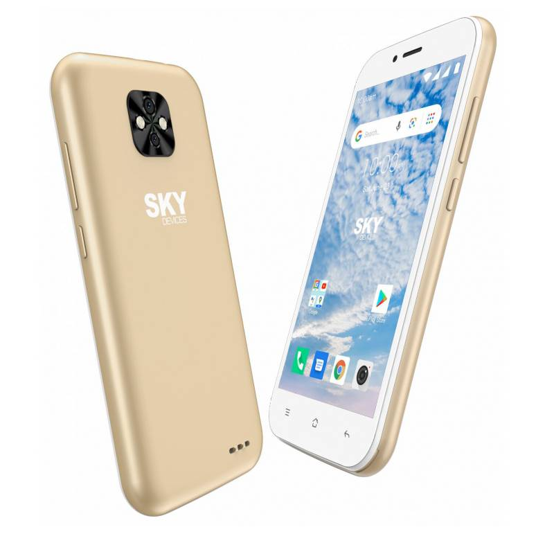 Sky Platinum K55 Dorado 1GB + 16GB Desbloqueado