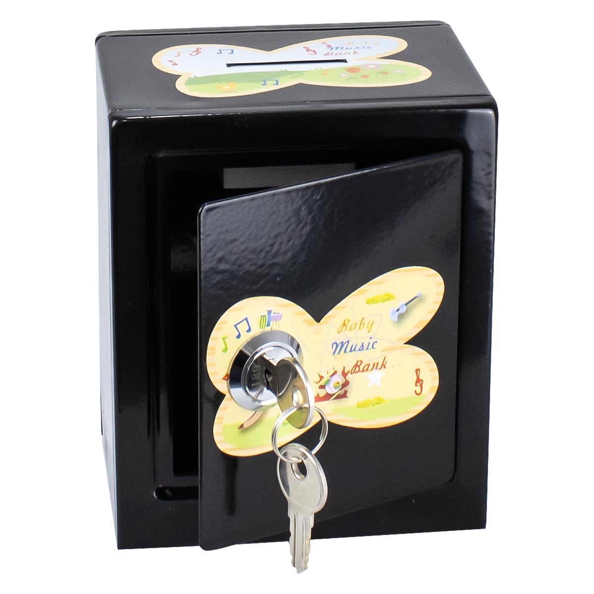 Caja Metalica Alcancia Musical 