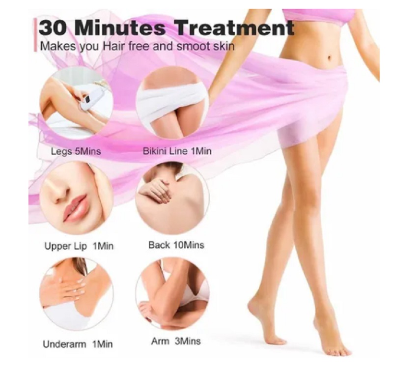 Depiladora Láser Ipl Profesional De 500.000 Pulsos