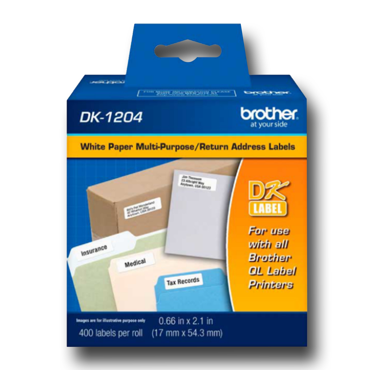 ETIQUETA BROTHER DK-1204