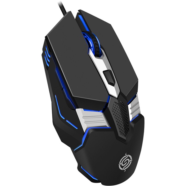 Mouse De Juegos K-snake M12 Rgb 6 Botones Ergonómico Gamer
