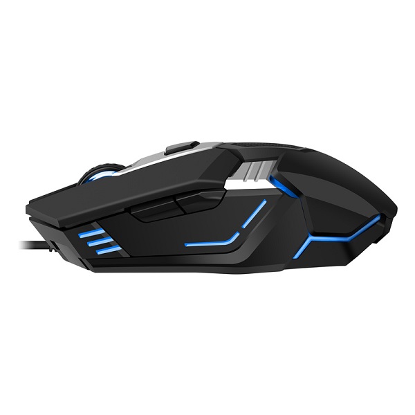 Mouse De Juegos K-snake M12 Rgb 6 Botones Ergonómico Gamer
