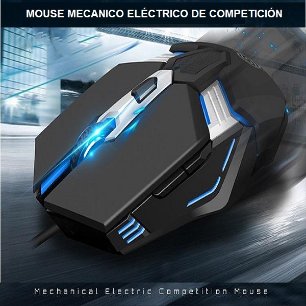 Mouse De Juegos K-snake M12 Rgb 6 Botones Ergonómico Gamer