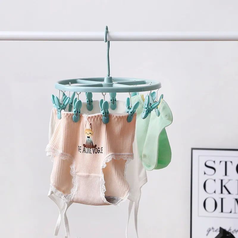 Gancho Tendedero Plegable, Perchero Pinzas, Ropa, Calcetines