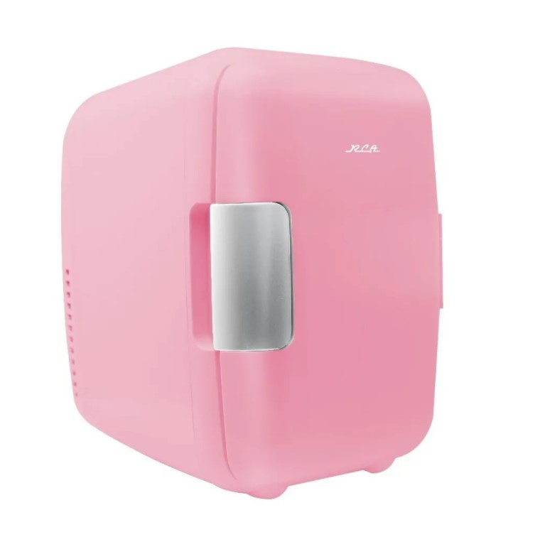 Mini Refrigerador Eléctrico Rca Rosa RC-4P