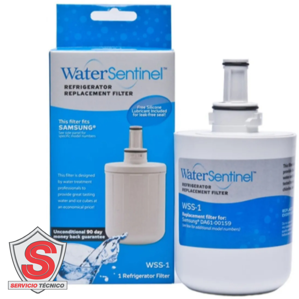 Filtro De Agua Para Refrigerador Wss-1 - 2 Piezas