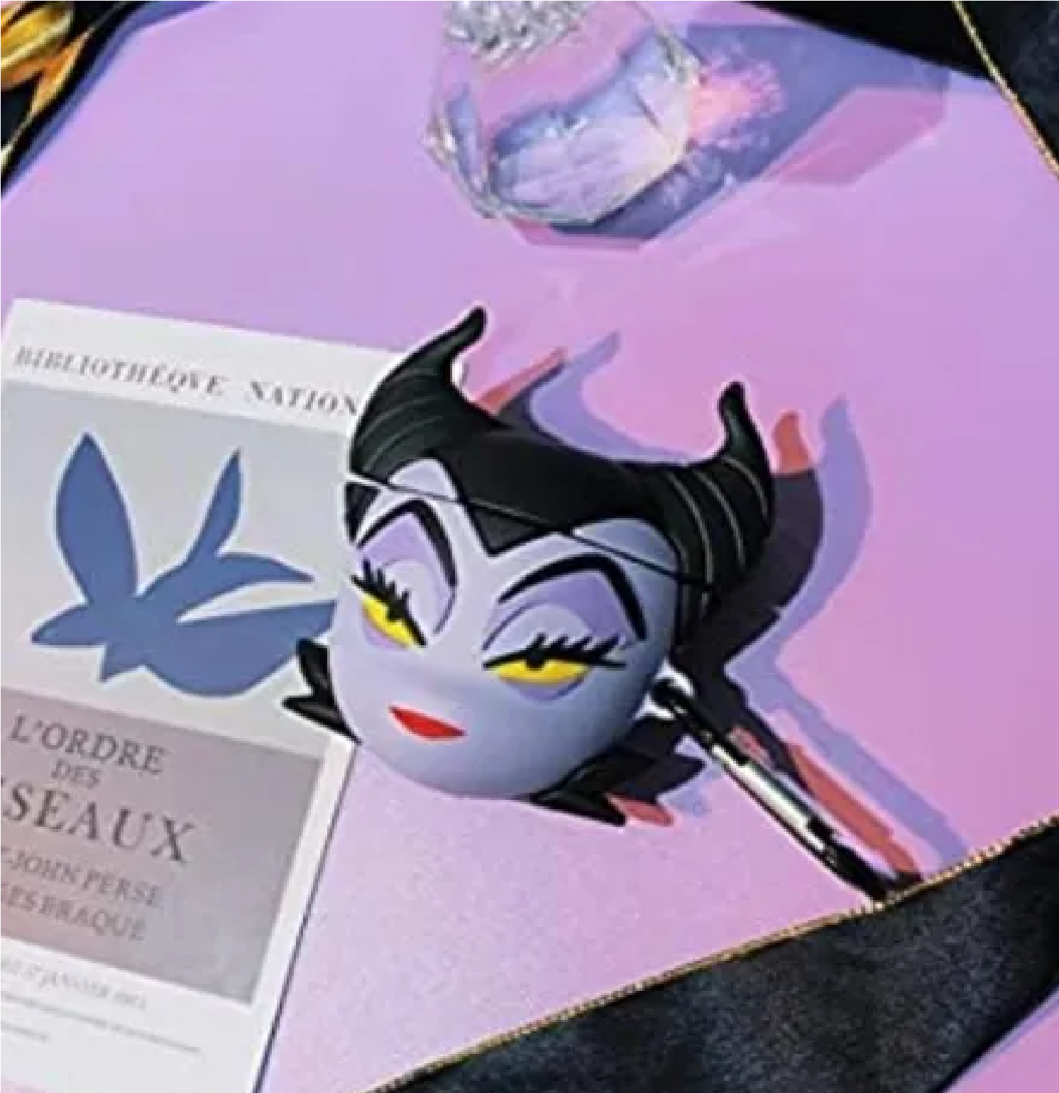 Funda 3D Diseño Malefica Airpods Generacion 1 y 2