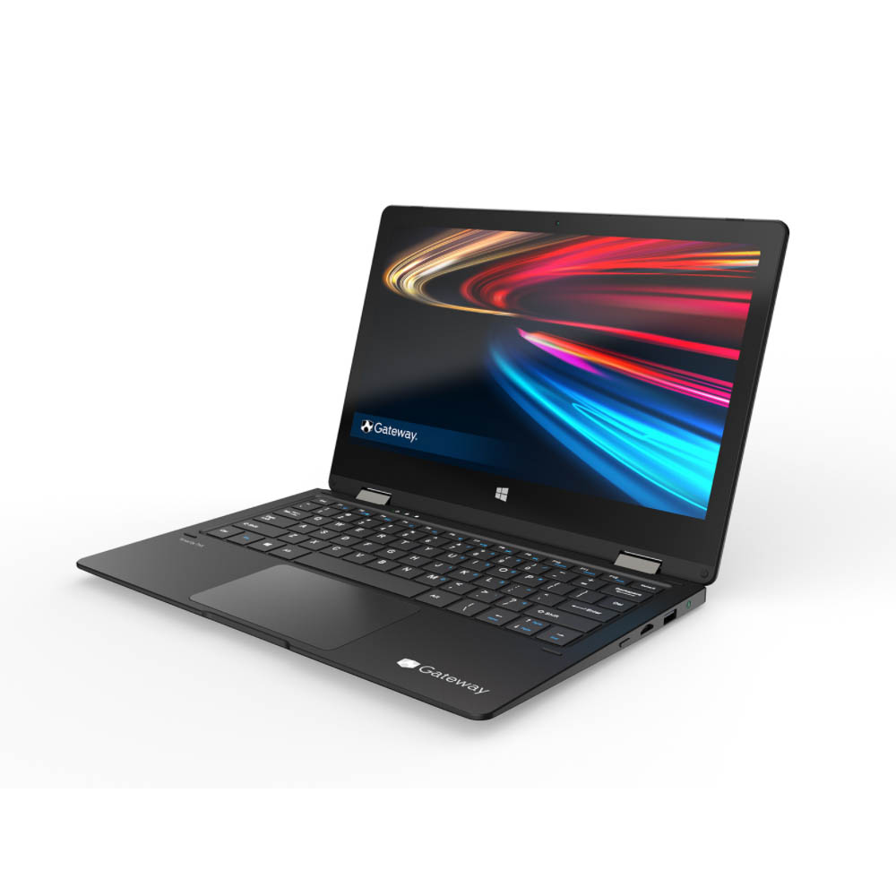 Laptop Gateway 2 en 1 GWTC116-2 11.6 HD Intel Celeron N4020 1.10GHz 4GB 64GB eMMC Windows 10 Home S 64-bit Negro