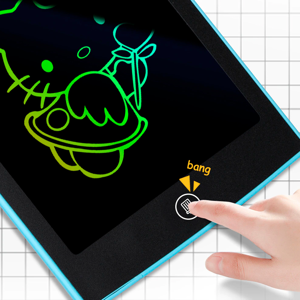 Pizarrón Mágico Infantil LCD 8.5 Pulgadas Tablet Dibujo (Rojo)