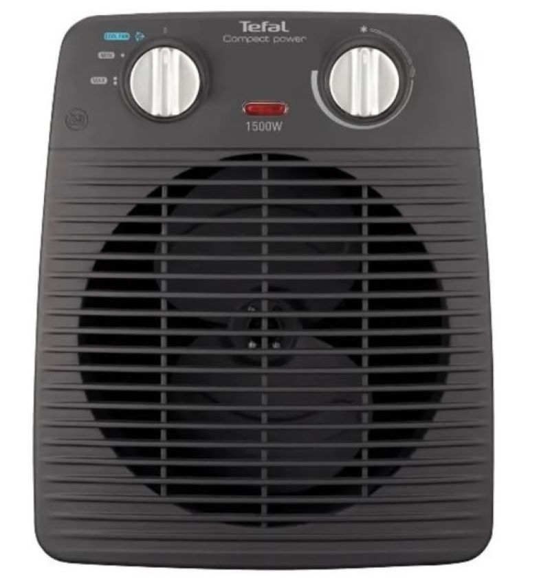 Calefactor T-Fal SE 2210X0M Compacto y Portátil -Negro