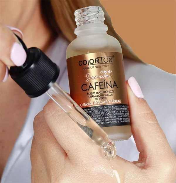 Serum Colorton Cafeina Facial Para Ojeras Arrugas Contorno 