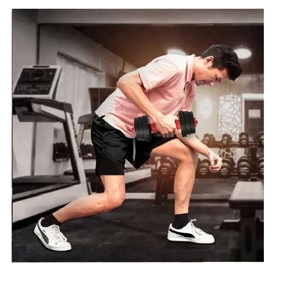 Short Deportivo Con Licra Para Hombre2 En 1 Gym Sport. Chico Gris