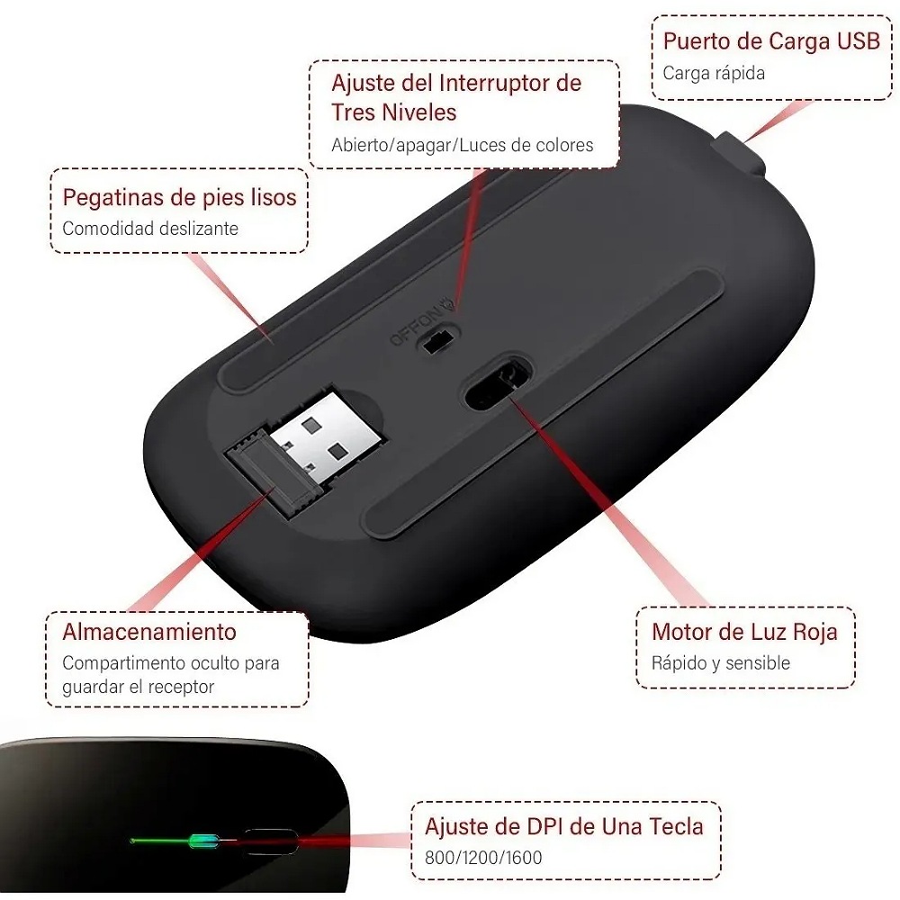  Mouse de juego Razer Viper Mini negro