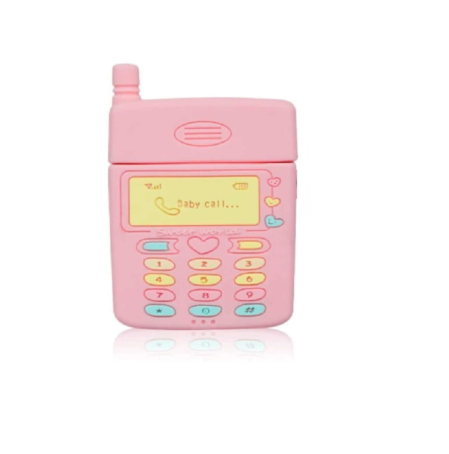 Funda 3D Diseño Telefono Baby Call Airpods Generación 1 y 2