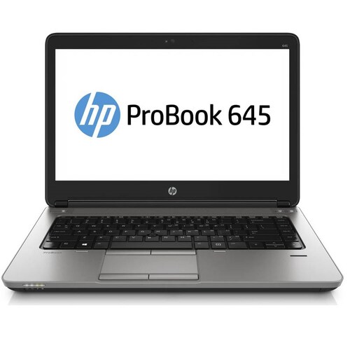 Laptop HP ProBook 645 G1-AMD A6- 8GB RAM- 240GB Disco Solido- 14"-Windows 10 PRO- Equipo Clase B, Reacondicionado.