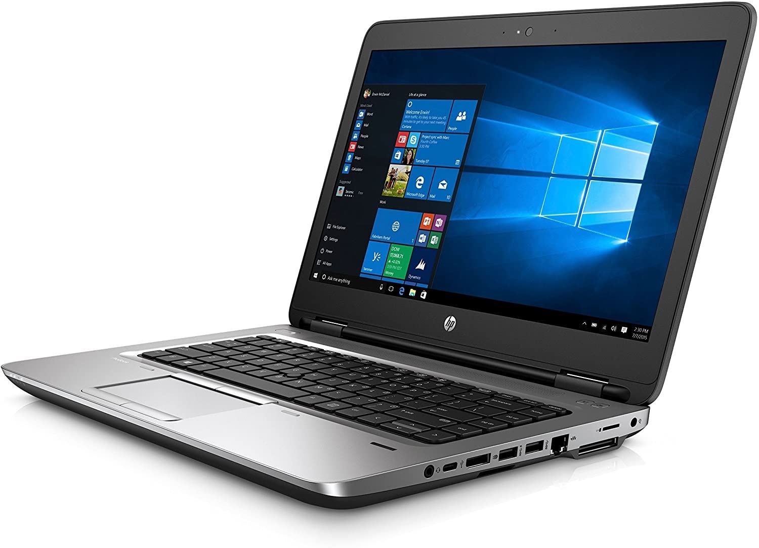 Laptop HP ProBook 640 G2-Intel Core i5, 6ta generación-8GB RAM- 256GB Disco Solido- 14"-Windows 10 PRO- Equipo Clase A, Reacondicionado.