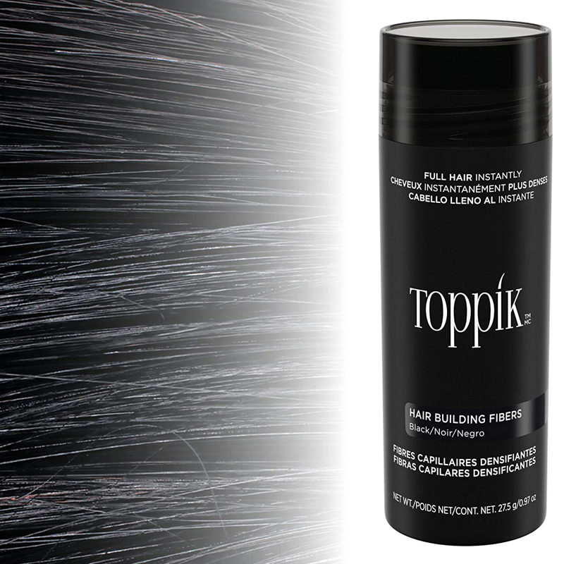 Toppik Fibras Capilares Negro 27.5gr incluye Aplicador Dispensador