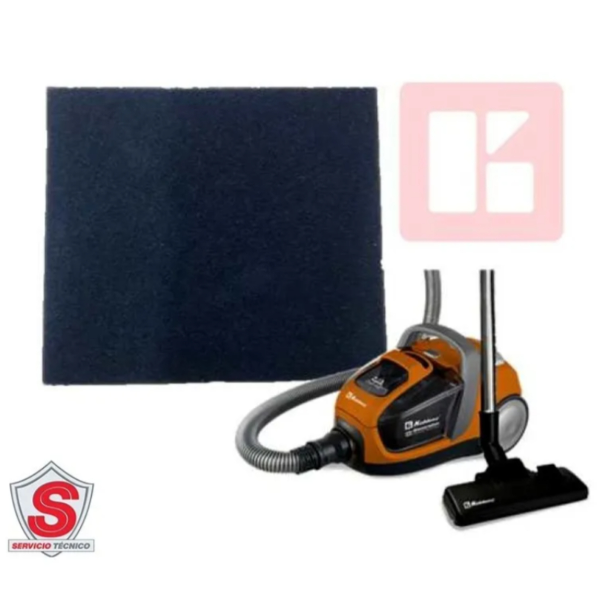 Filtro Hule Espuma 49-6015-02-5 Aspiradora Koblenz Kc-1500