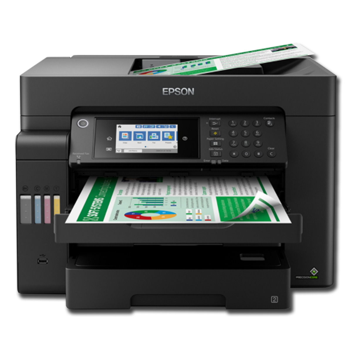 IMPRESORA MULTIFUNCIONAL EPSON L15150 DOBLE CARTA WI-FI.
