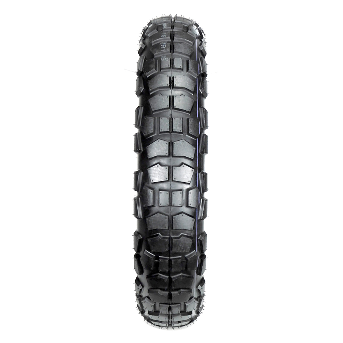 Llanta Moto BtRubber Trasera 130/5.1-16 Tubeless Double Porpose Bi-Direccional 63 P 6 PR