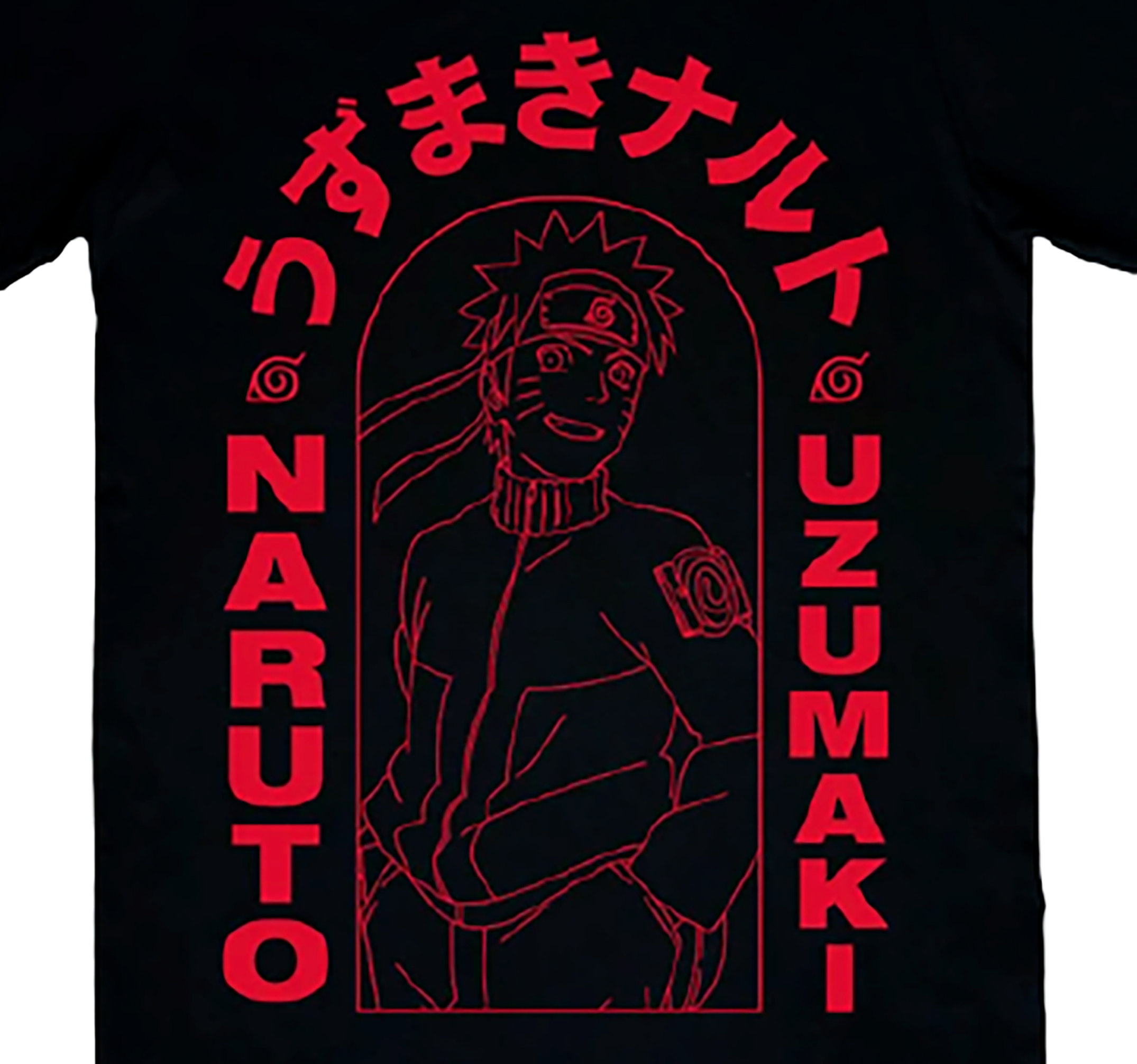 Playera Máscara De Látex El Ninja Número 1 Naruto Hombre