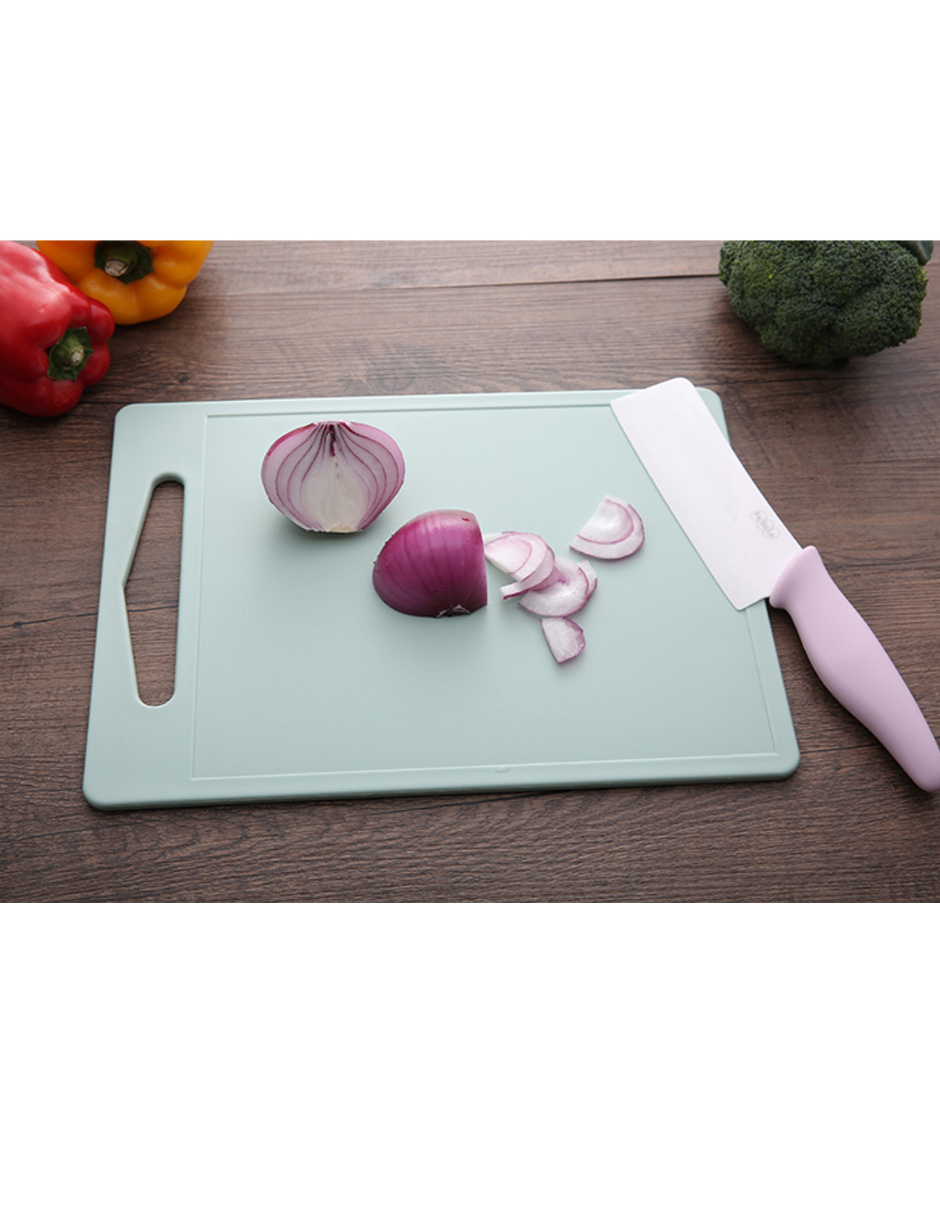 Fasola Tabla Para Picar Alimentos Plástico Anti Hongo Qj-0057