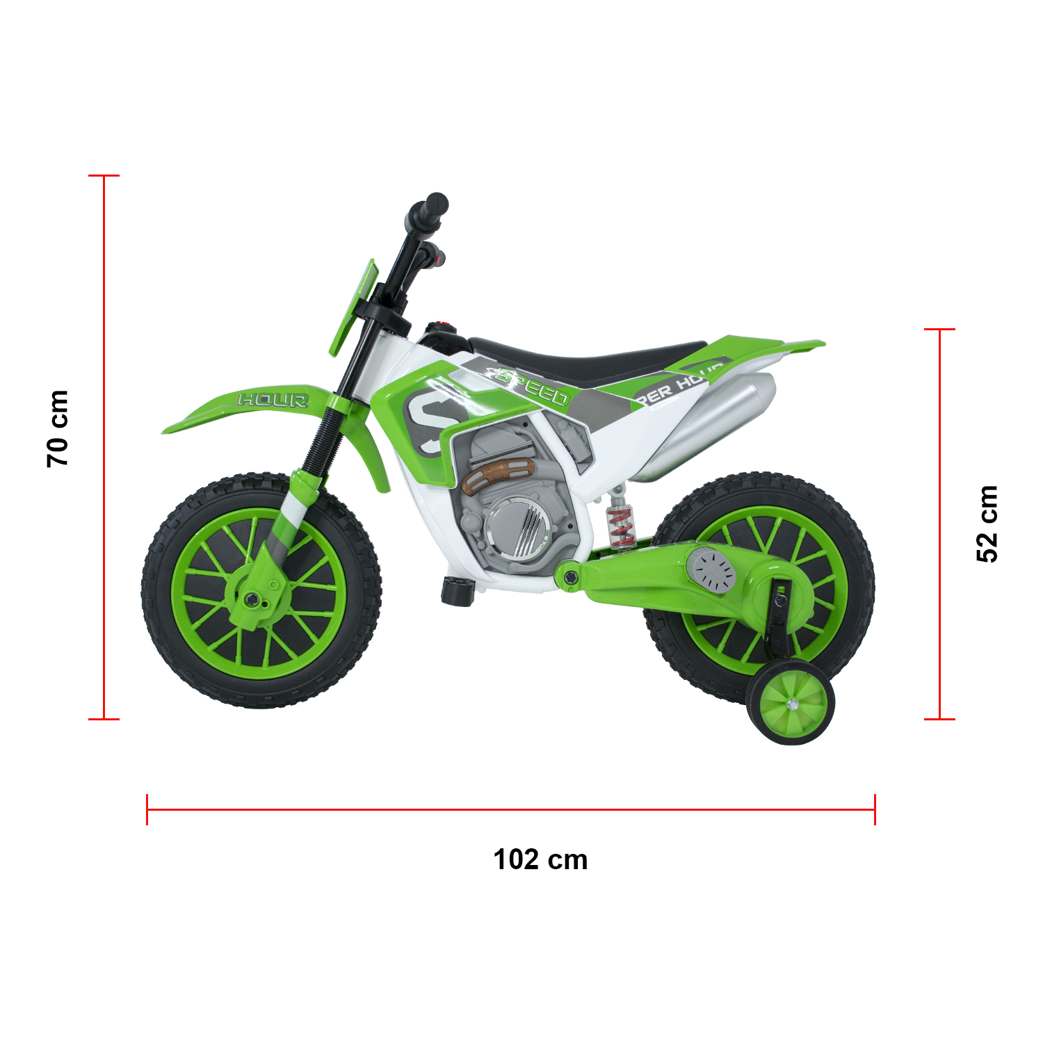 Moto Electrica Montable Tipo Cross 12v Recargable