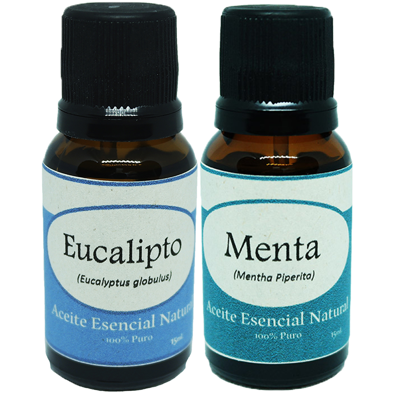 Eucalipto y Menta Kit Aceite Esencial Natural para Difusor 2 Fcos Krisamex Oil