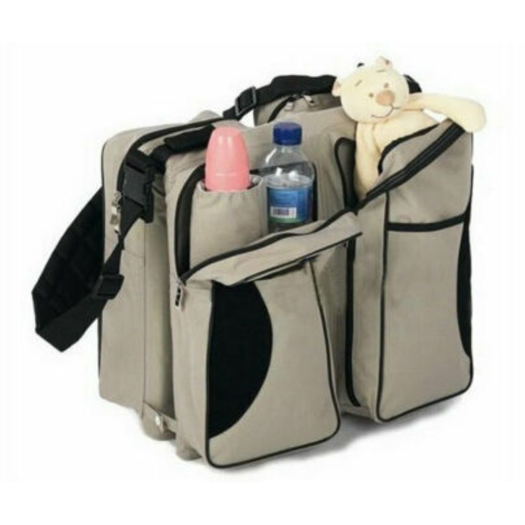 BOLSA PAÑALERA 3 EN 1 CAMA DE BEBE MOISES DE VIAJE