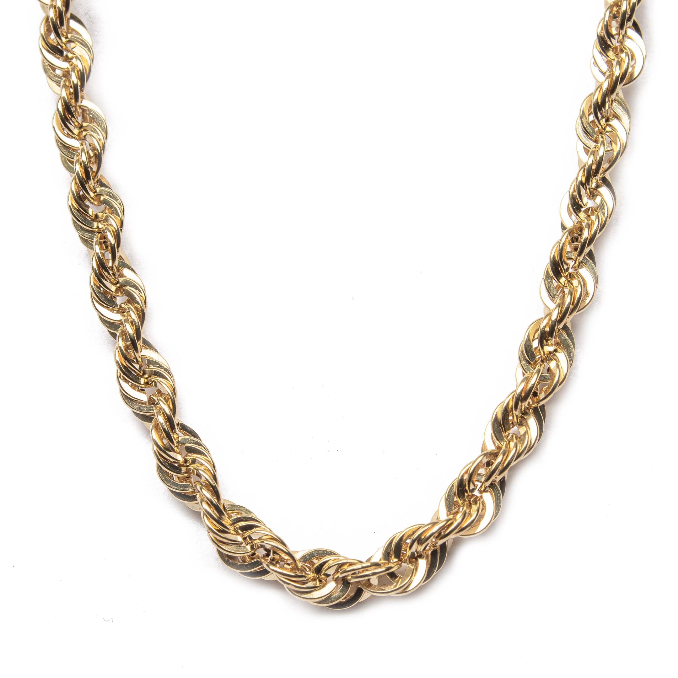 Cadena Torsal Oro Italiano 10 Kilates 60 cms 5 milímetros.